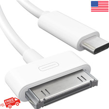30-Pin to USB C Adapter Cable for Iphone, Ipad, Ipod 3Ft Next-Generation Data