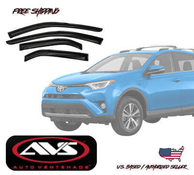 2013-2018 Toyota RAV4 AVS Window Vent Visors Rain Dust Guard Deflector 4PC.