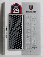 Tomas Vokoun - 2017-18 Leaf Stickwork, Game-Used Goalie Stick S/N-4/7, #GGS-28