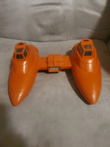 Vintage 1980 Star Wars ESB Twin Pod Cloud Car Complete Kenner Orange Jet Vehicle