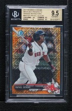 2017 Bowman Mega Box Orange Refractor 7/25 Rafael Devers BGS 9.5 GEM MINT 3fe