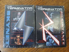 2box The Terminator CCG Starter Game Card Theme Decks 1 Resistance and 1 Skynet
