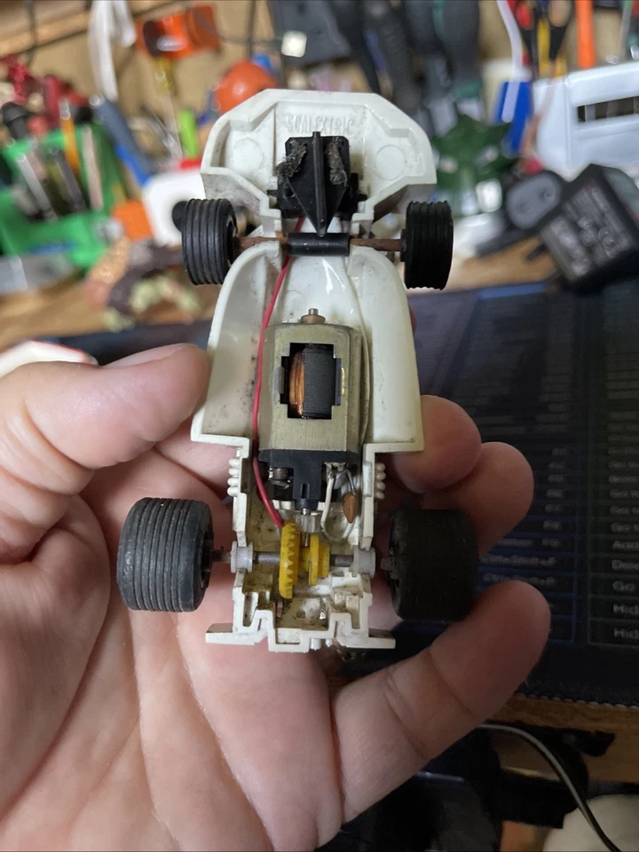 Scalextric C120 White Brabham BT44B Slot Car Untested - Image 4 of 4