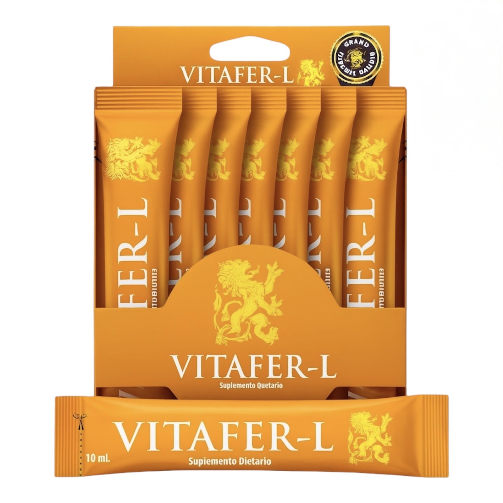 ✅ VITAFER L- GOLD 16 Sachets 10 ML Unisex Multivitamin 🍆✅🔥