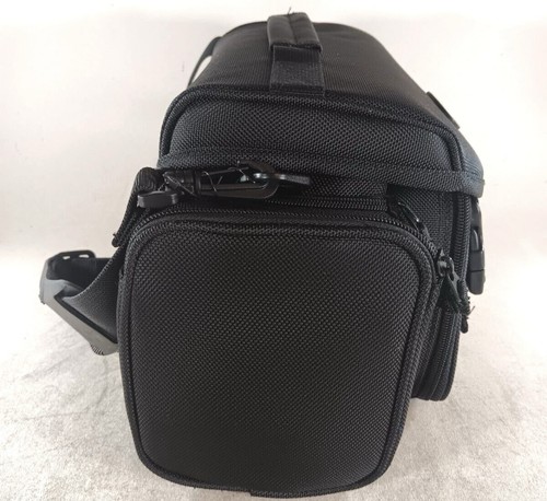 NEW Kodak Soft Camera Nylon Black bag with Compartments & Shoulder Strap - Picture 2 of 9