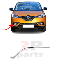 FOR RENAULT SCENIC 16 - 20 NEW FRONT BUMPER FOGLIGHT GRILLE CHROME TRIM RIGHT