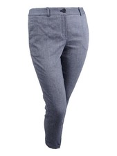Tahari ASL Women's Straight-Leg Ankle Pants (16, Chambray Blue) 191151434070