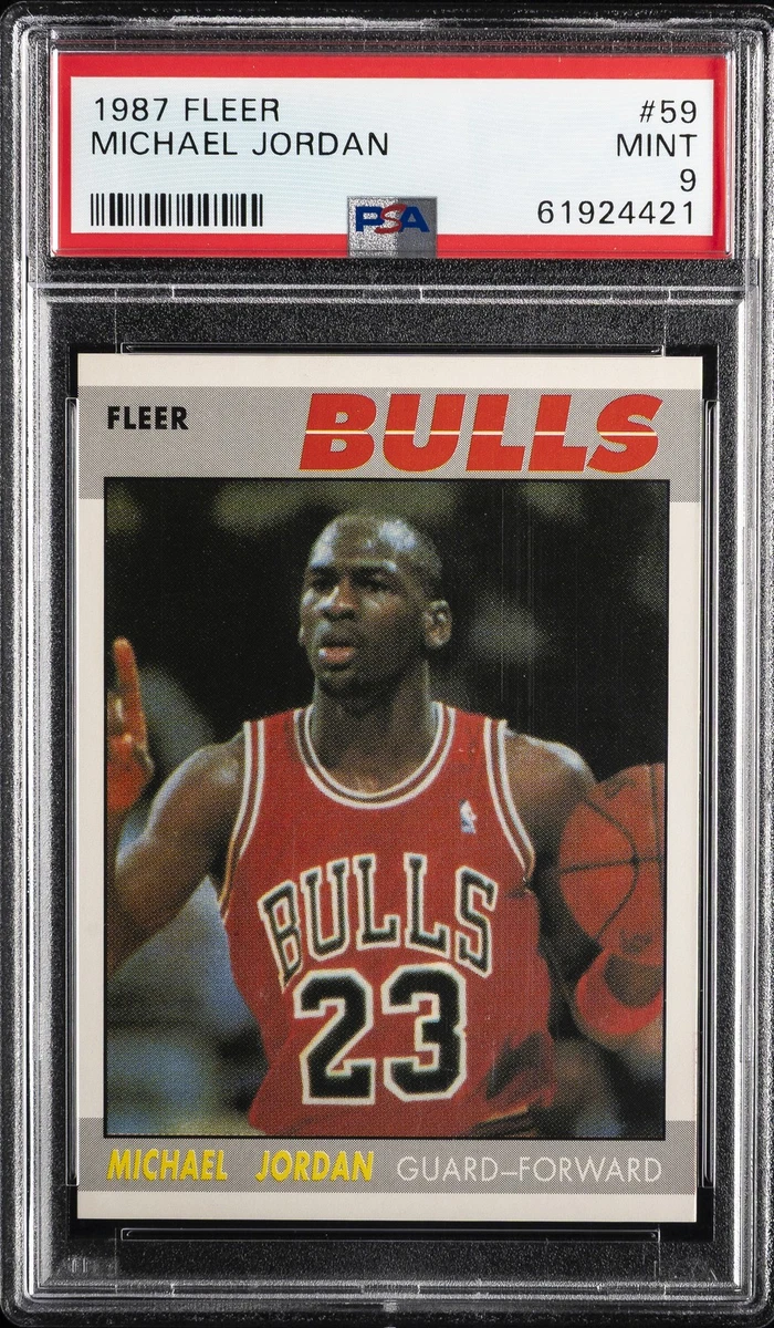 Michael Jordan Basketball Grade 9 1987-88 Season Sports Trading