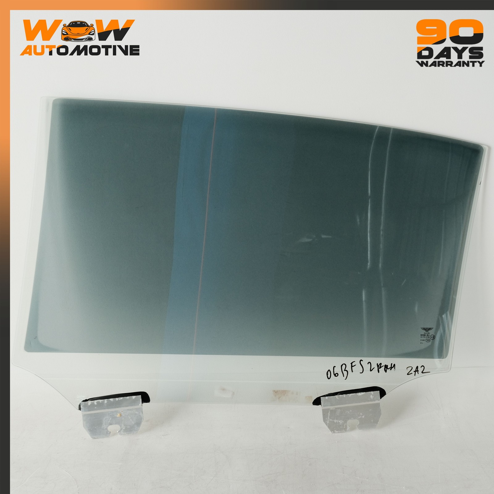 06-13 BENTLEY CONTINENTAL FLYING SPUR REAR RIGHT DOOR WINDOW GLASS OEM