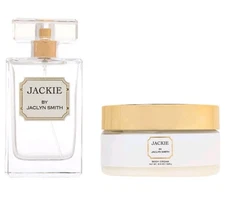 Jackie by Jaclyn Smith Fragrance 3.4 fl. oz. Eau de Parfum & Body Cream Set-NOB
