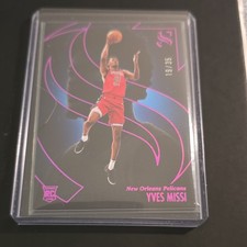 Panini 2024-25 Silhouette Yves Missi #92 Rookie Pink /35 Pelicans Card