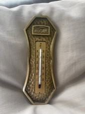 Vintage Fitstar Wandthermometer aus Messing
