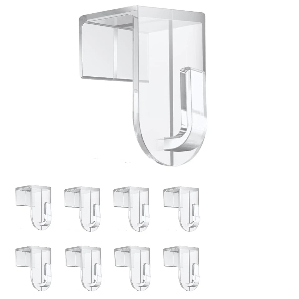 4x Fensterhaken Dekohaken transparent für Osterdeko Fensterschmuck Fenster