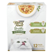 12 Pack Kitten Wet Cat Food Broths 14 oz 1.84 per gallon