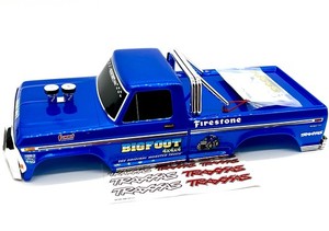 BIGFOOT BL-2S Clipless Body Original BLUE BODY cover Shell & decal (1/10 36334-4