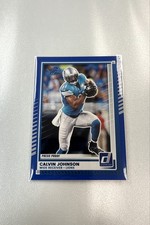 2025 Panini Donruss - Calvin Johnson #24 Press Proof Blue