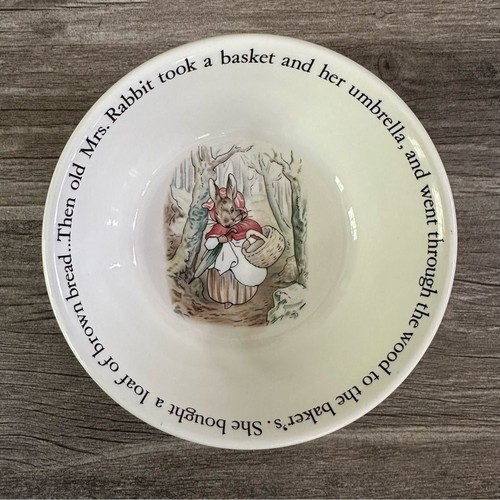 Set asilo nido Peter Rabbit di Wedgewood 3 pezzi, ciotola, tazza e piatto - Foto 6 di 13