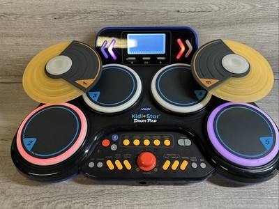 VTech Kidi Star Drum Pad Music Tracks Bluetooth Tested Works | No Sticks or AC