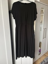 SHEIN Ladies Black Midi Dress Size L