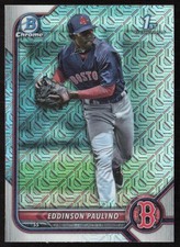 2022 Bowman Chrome Mojo Refractor Eddinson Paulino #BCP-175 Red Sox