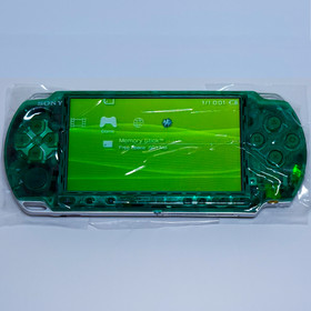 Sony PSP 3000 64GB Set - Clear Green (Case, Crystal Shell, SD & More) USA Seller