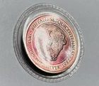 1982 Johnson Matthey 1/2 oz .999 Silver Buffalo Sesquicentennial - Crazy Toned