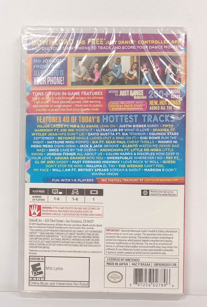 Just Dance 2017 (Nintendo Switch, 2017) for sale online | eBay