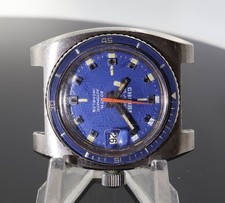 Vintage 1960s Choisi 25atm Diver 17J Automatic Steel Bakelite Bezel Watch $1 N/R