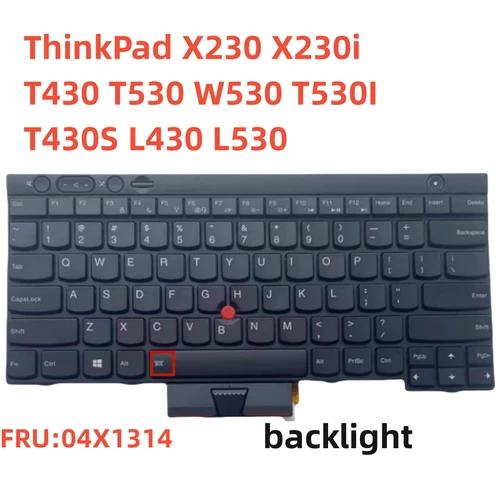 T430 T430I X230 X230I T530 W530 US Backlit Keyboard Used For Lenovo ThinkPad - Afbeelding 8 van 8