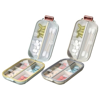 7 Section Pills Container Box Portable Case For Daily Health Routine