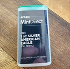 2024 MINT DIRECT SEALED 1 oz American Silver Eagle BU Lot of 20 - ASE TUBE /ROLL