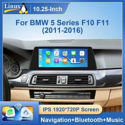 10.25'' Android Auto CarPlay Autoradio GPS Navi USB Für BMW 5 Series F10 F11 CIC