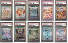 PSA 10 Terastal Festival Eevee Evolution Complete Sequential Set 10 Pokemon JP