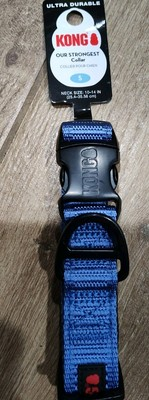 #ad 🐶 KONG BLUE Max Heavy Dog Collar SMALL 10 14in. New Free Shipping 🎁📬 $11.99