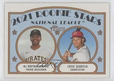 2021 Topps Heritage Rookie Stars Jose Garcia Ke'Bryan Hayes #97 9kc