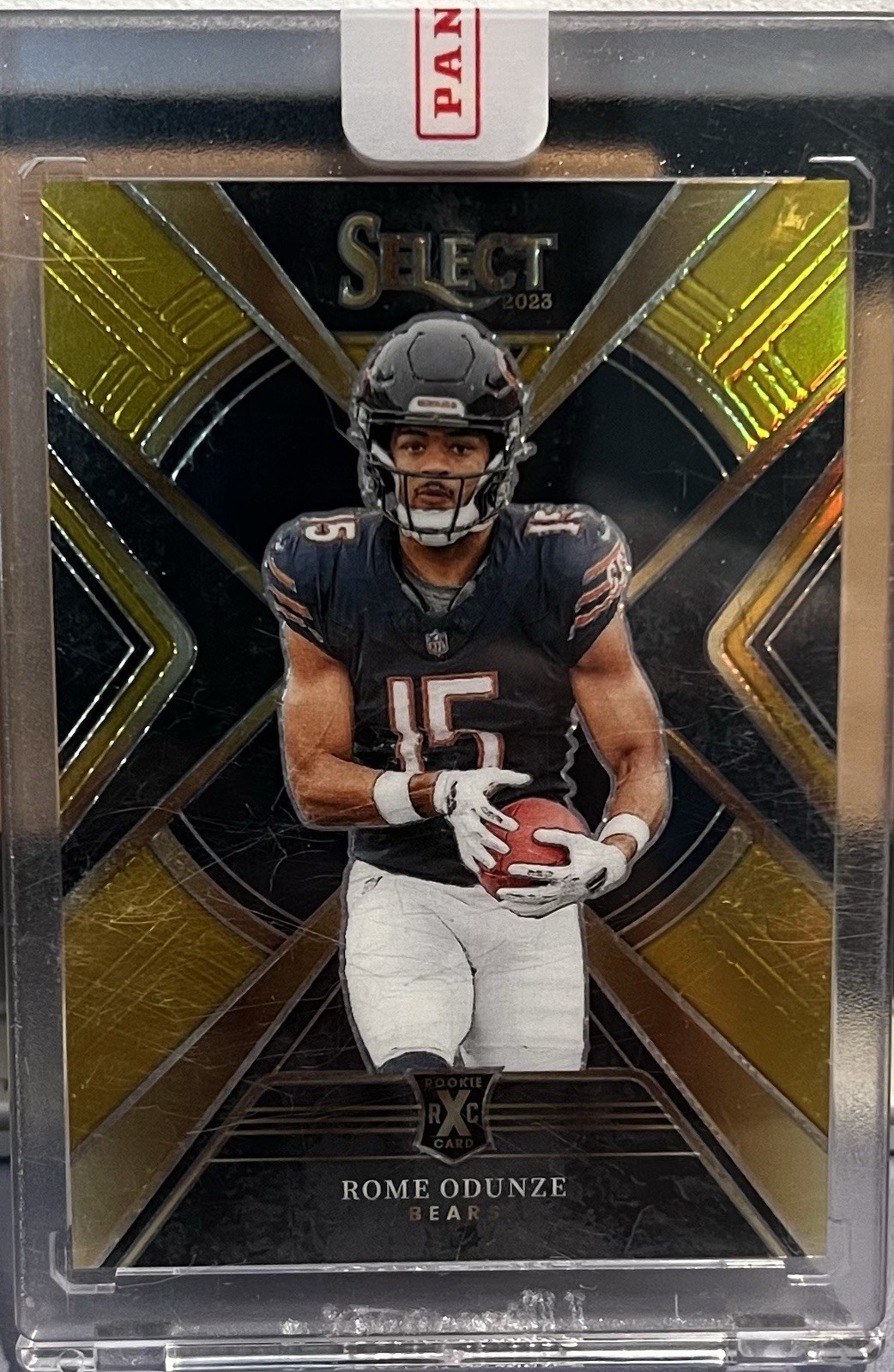 2023 Panini Select Rome Odunze XRC Gold 01/10 🔥🔥🔥 First On Print