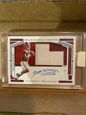 Tua Tagovailoa College Materials Signatures National Treasures O4/49 Alabama !
