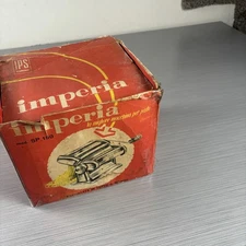 Vintage Imperia Lusso SP150 Pasta Maker Machine Italy W Box Missing Handle