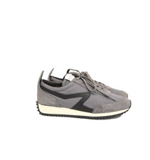 280 RAG BONE Retro Runner LOW TOP Sneaker GREY BLACK SUEDE 36.5 A6