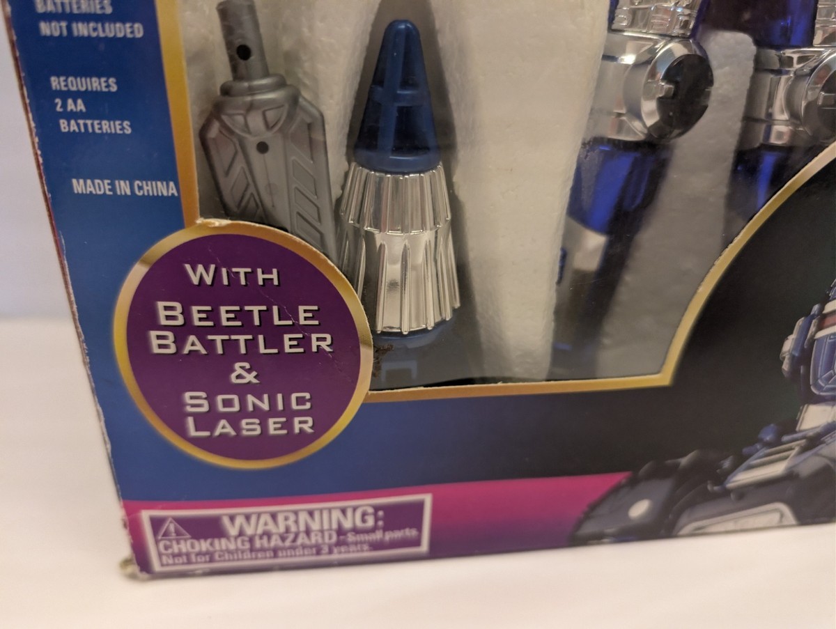 Lot De 2 Figurines Beetleborgs Bandai 1996 - Blue Stinger Et Green Hunter