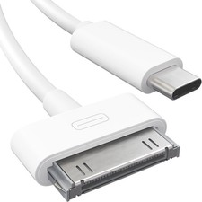30-Pin to USB C Adapter Cable for iPhone, iPad, iPod   3ft