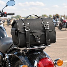 Structured Motorcycle Rear-Seat Storage Bag Quick Install Motorcycle Tail Bag