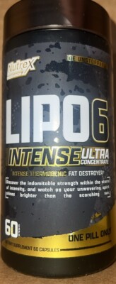 Nutrex Supplement Lipo-6 Intense UC The Extreme Thermogenic Fat Burner 60 Count