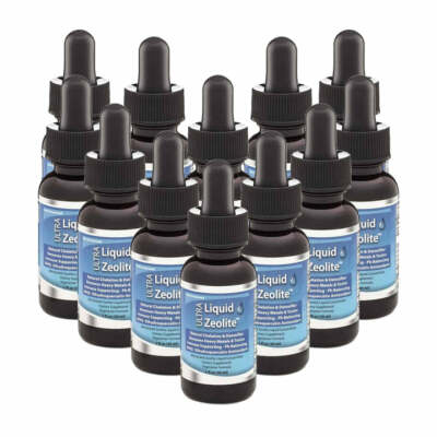 Ultra Liquid Zeolite Enhanced with DHQ 12pak vegan liquified not powder exp/2028