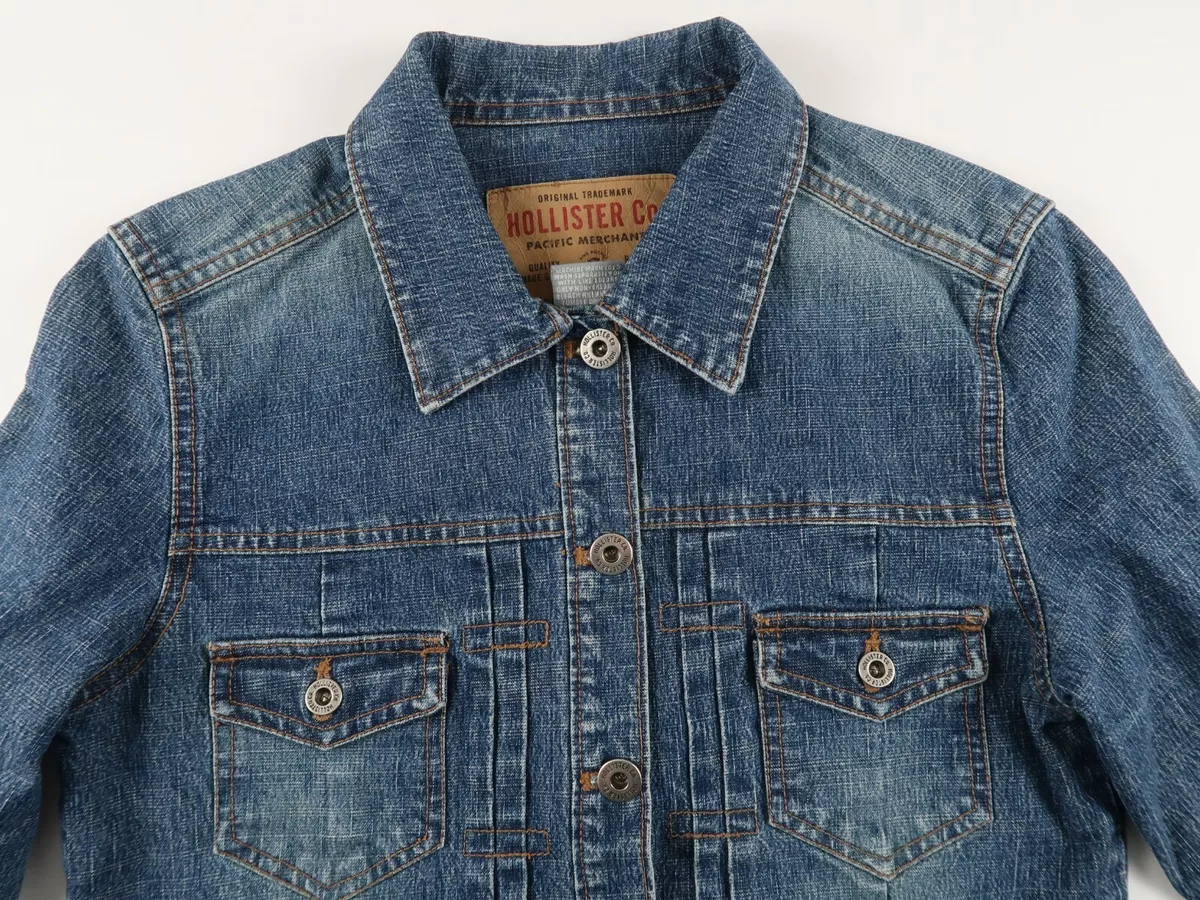 Hollister stretch denim trucker cheap jacket