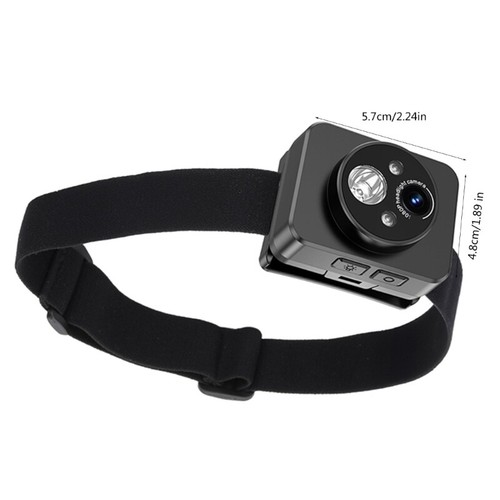 1080P Head Mounted Action Camera Sports Camcorder with LED Light - Picture 8 of 8