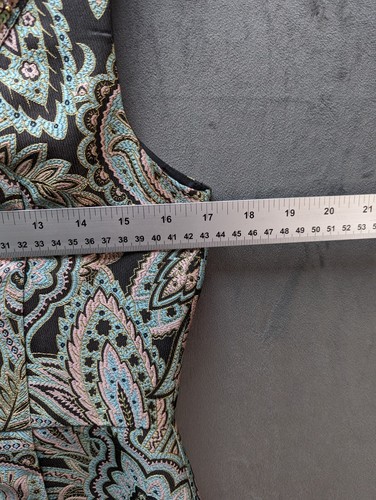 Monsoon Dress Size 12 Multicoloured Sequin Embellished Jewelled Stunning Design - Picture 11 of 13