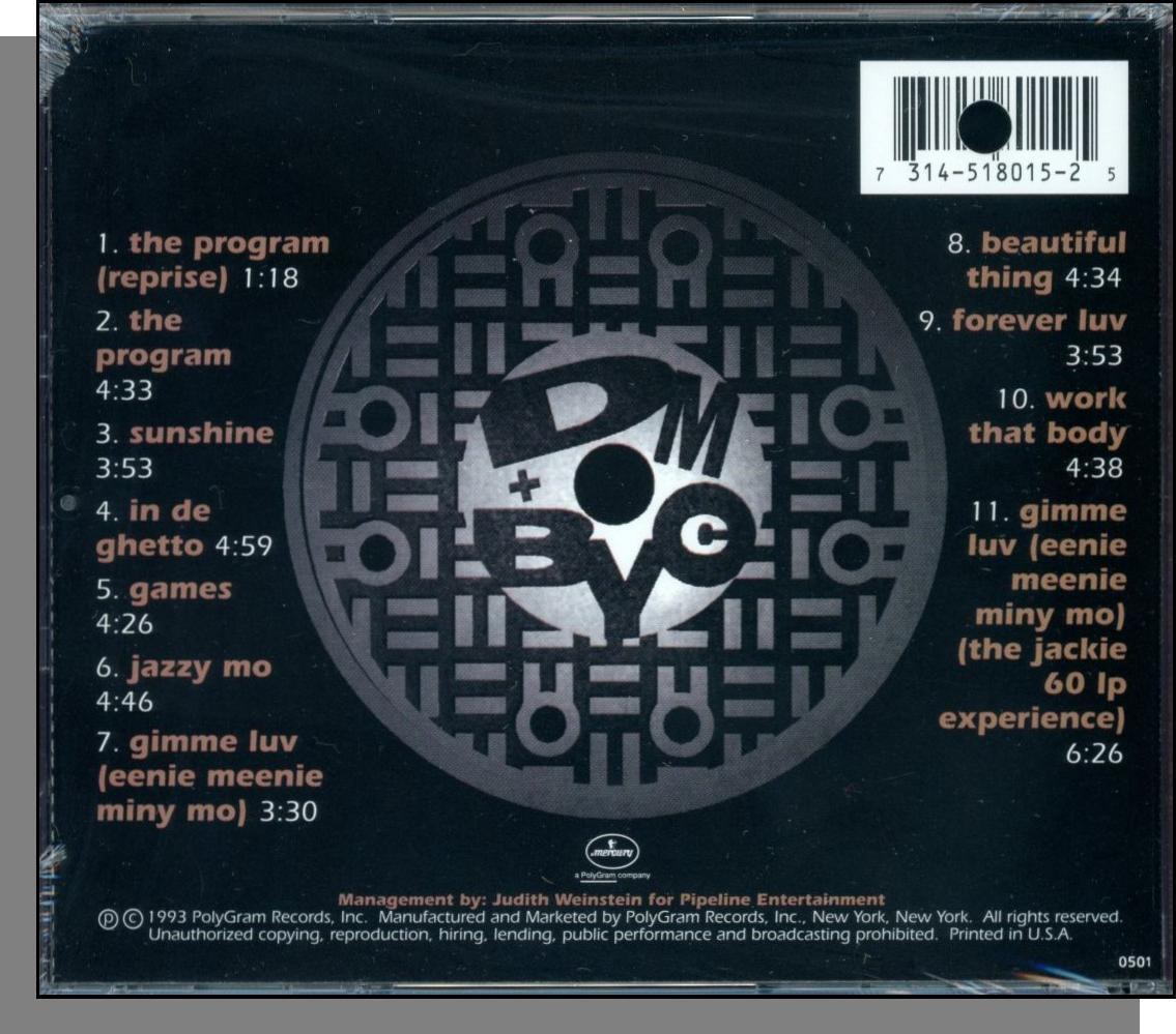 David Morales & The Bad Yard Club - The Program - New 1993