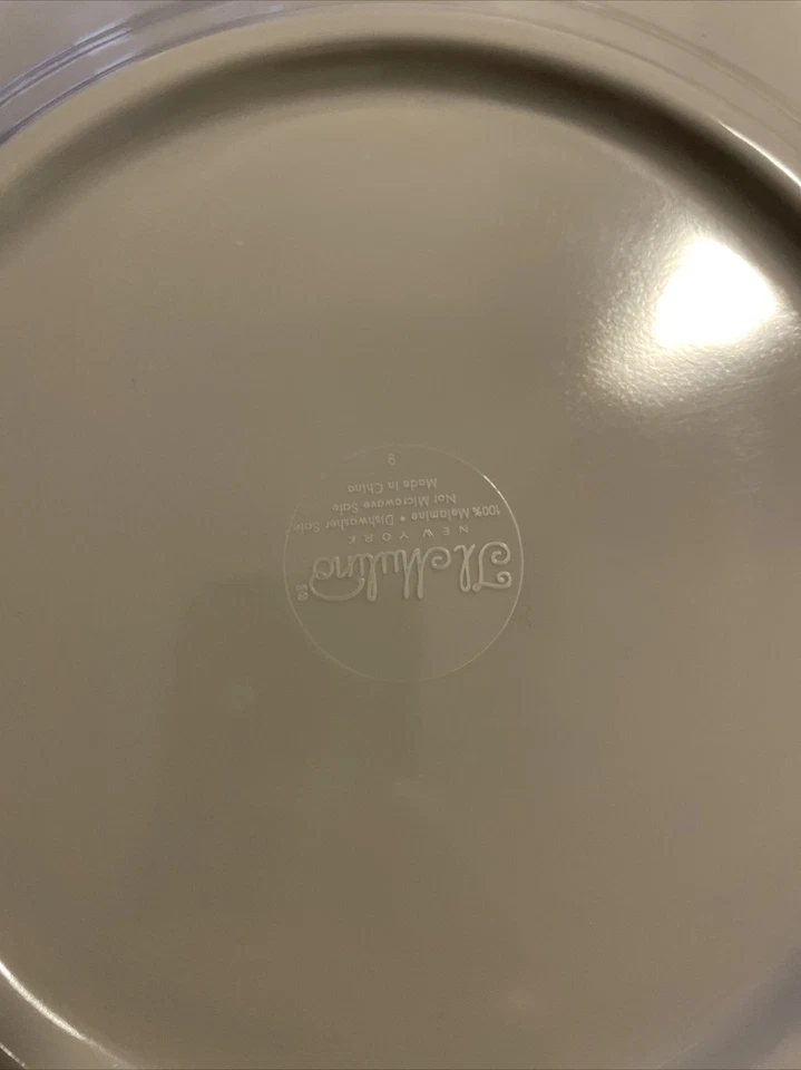 IL Mulino New York Rustic Crackle Gray Dinner Plates Set 4 New - Imagem 3 de 4