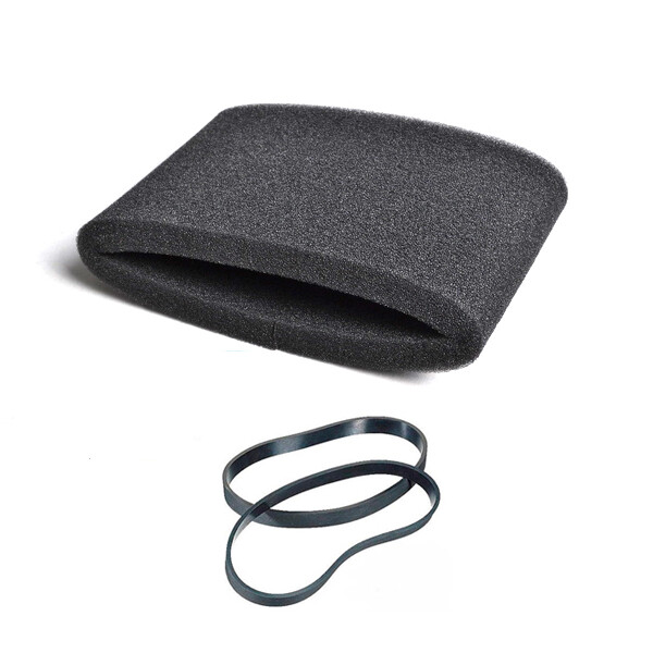 Fits For Bissell Vacuum Cup Foam Filter with 2 Flat belts for 3590